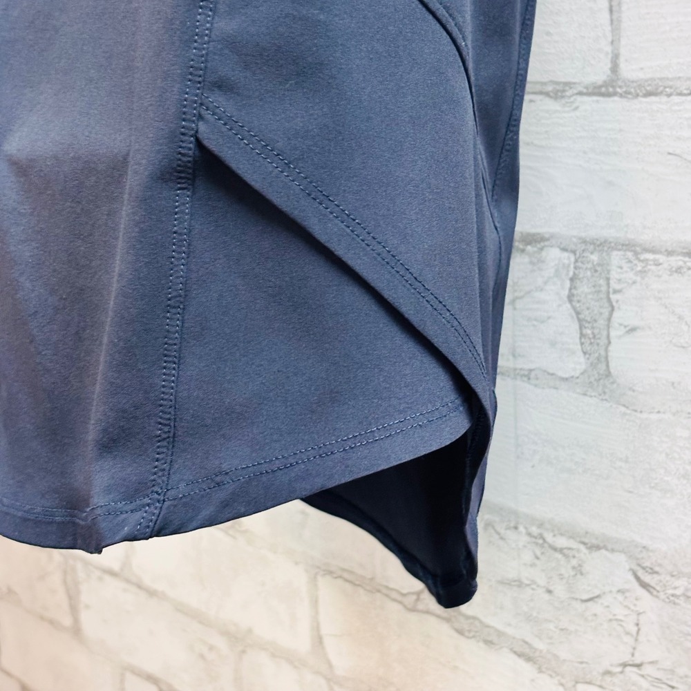 T by Talbots Navy Blue Short Sleeve Active Dress Pockets Petite Small SP - Picture 5 of 7